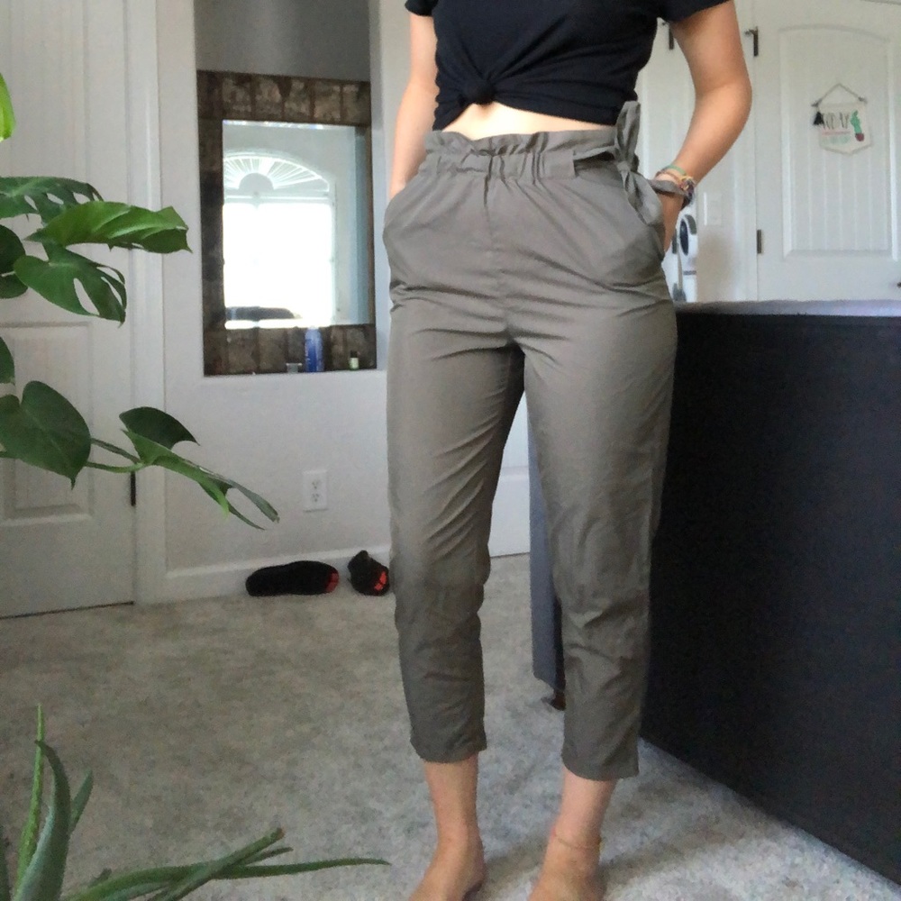 Zara Army Green Pants